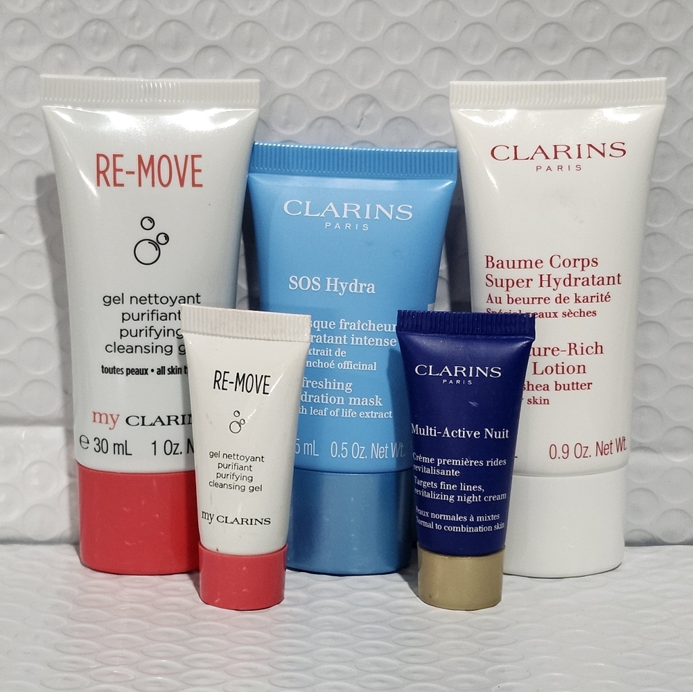 Clarins Skincare 5 Piece Bundle